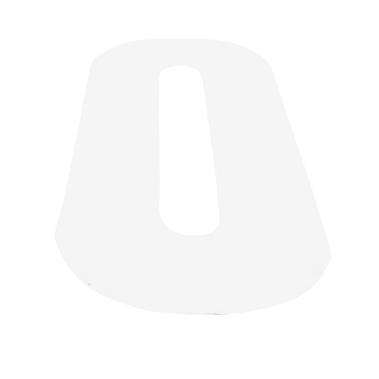 White - Back - Securit 0 Bin Number (Pack of 2)