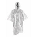 Clear - Front - Summit Unisex Adult Emergency Poncho