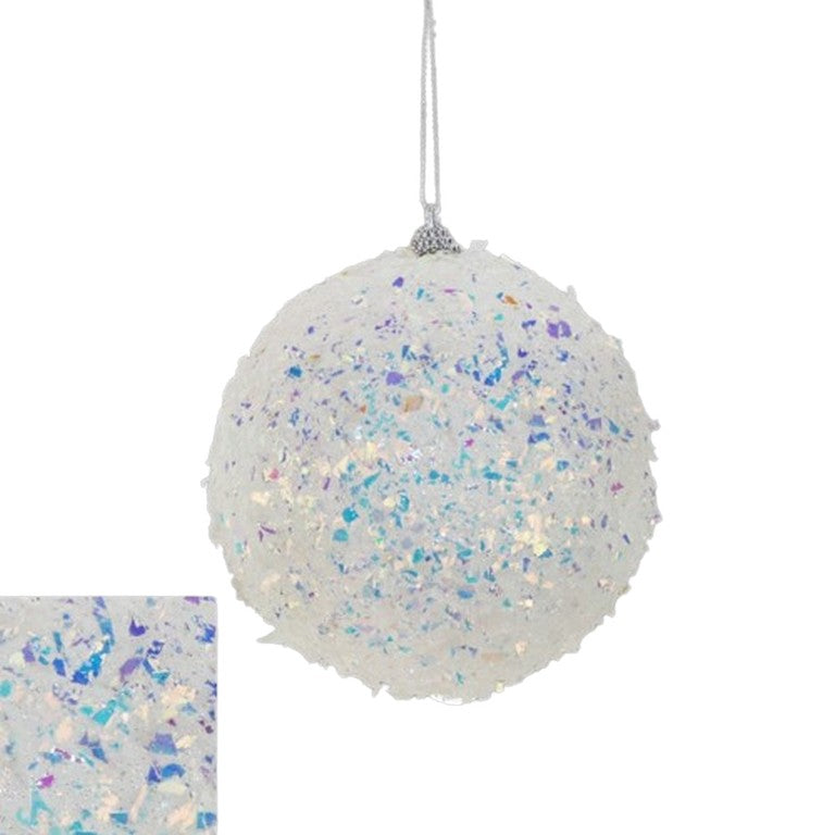 White - Front - Davies Products Unicorn Bauble