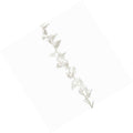 White - Back - Premier Glitter Maidenhair Fern Christmas Garland