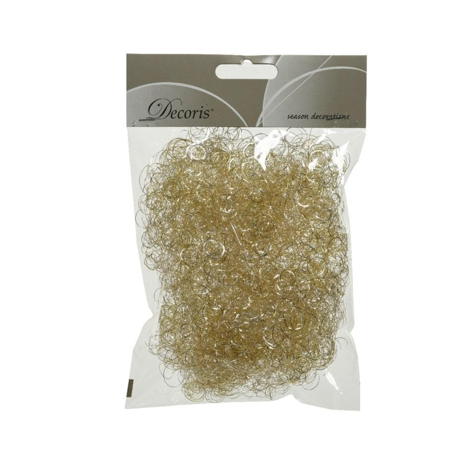 Champagne - Front - Kaemingk Silver Plated Angel Hair Christmas Decoration
