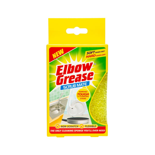 Yellow - Front - Elbow Grease Scrub Mate Sponge