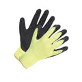 Black-Green - Front - Glenwear Unisex Adult Latex Grip Thermal Work Gloves