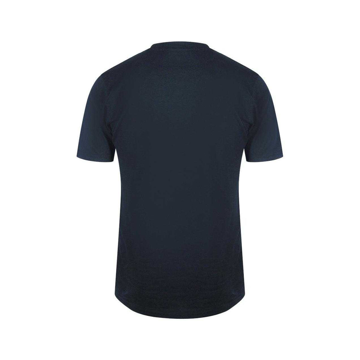 Navy - Back - Cavalli Class Mens Tiger Logo T-Shirt