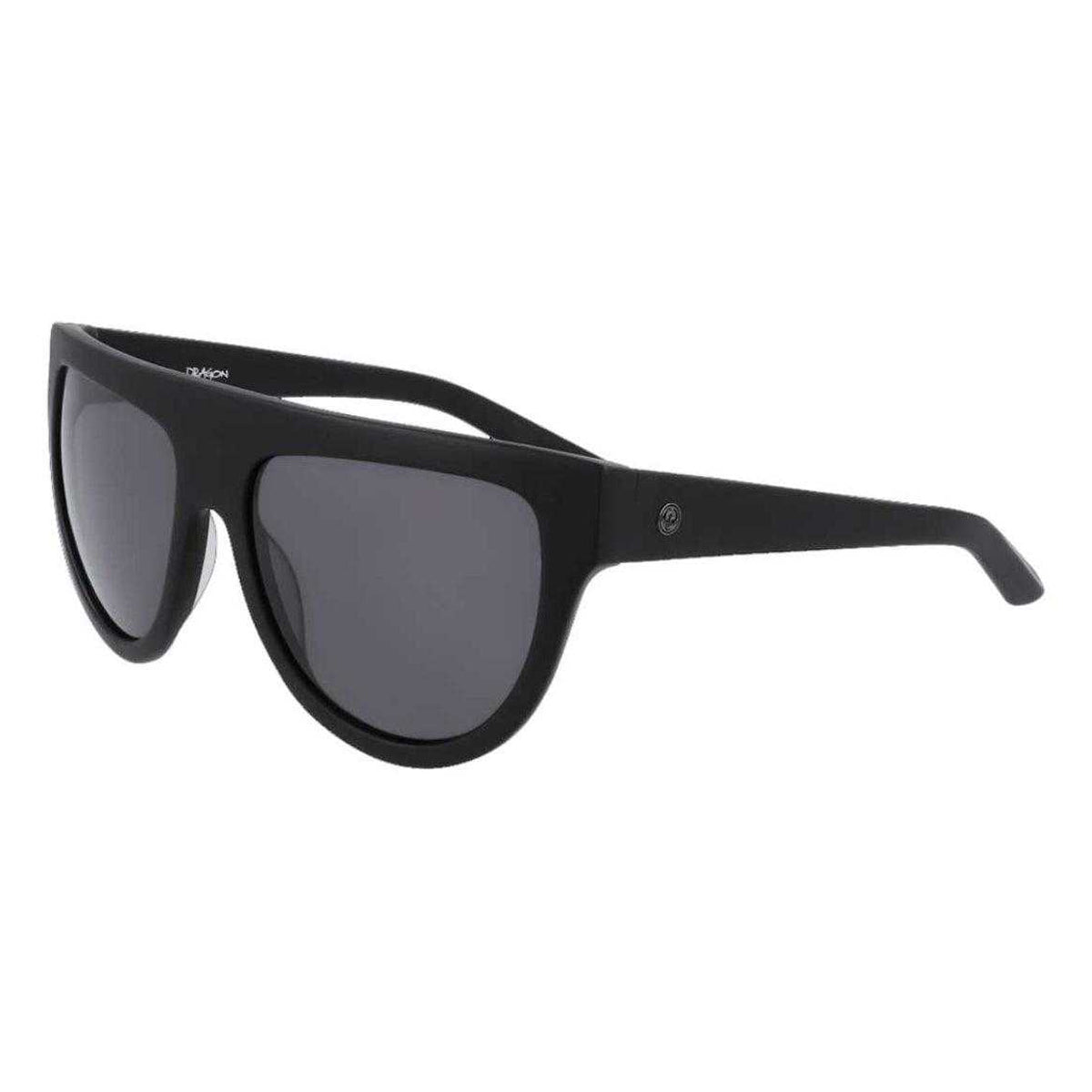 Black - Side - Dragon Mens Matte Logo Sunglasses