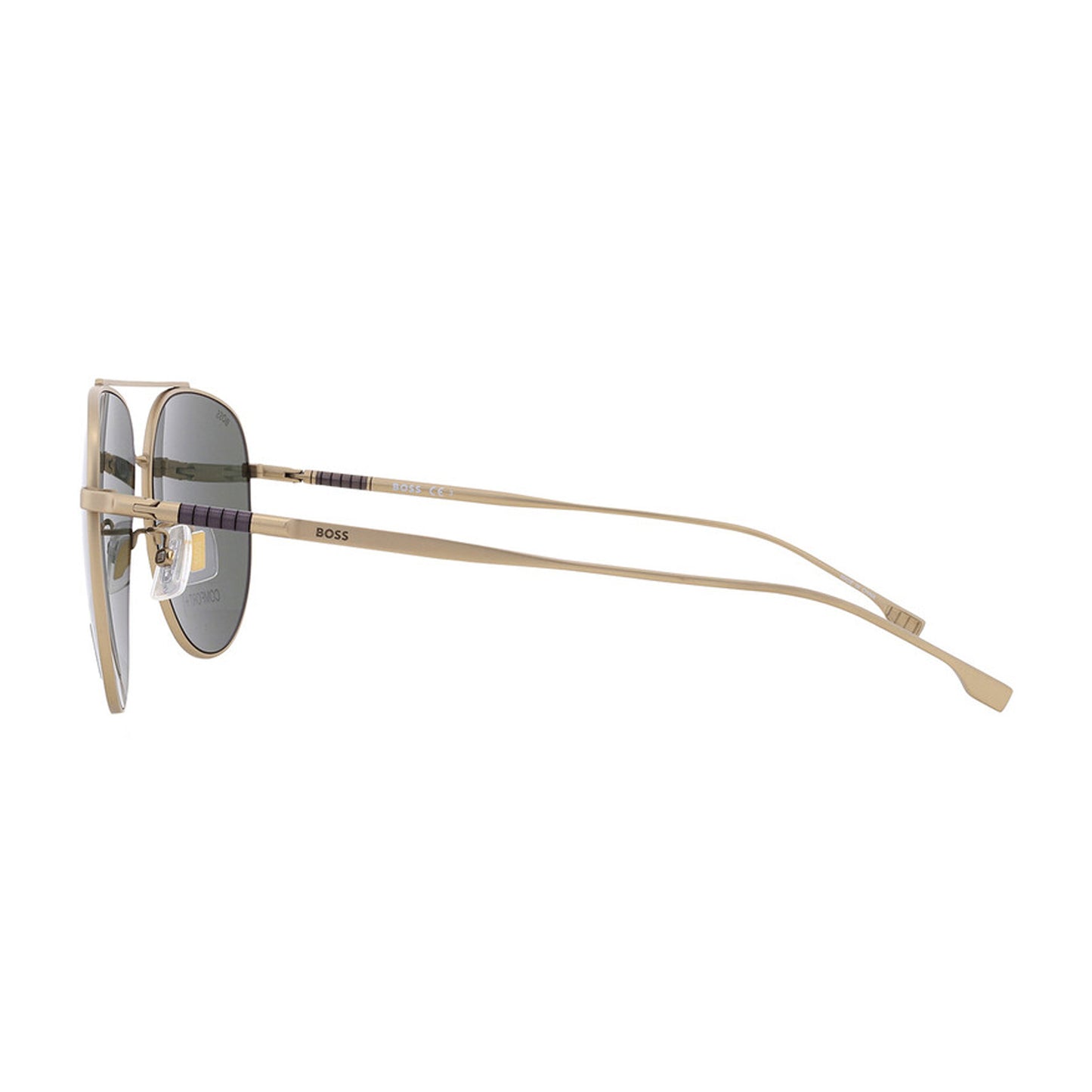 Gold-Green - Lifestyle - Hugo Boss Mens 1296 Sunglasses
