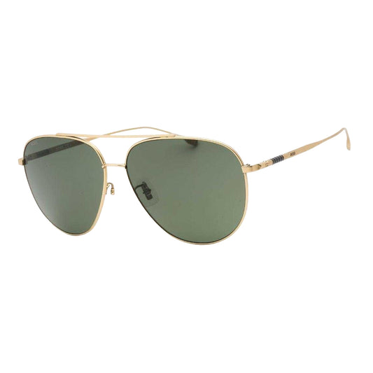 Gold-Green - Front - Hugo Boss Mens 1296 Sunglasses