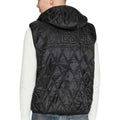 Black - Back - Diesel Mens Logo Quilted Gilet