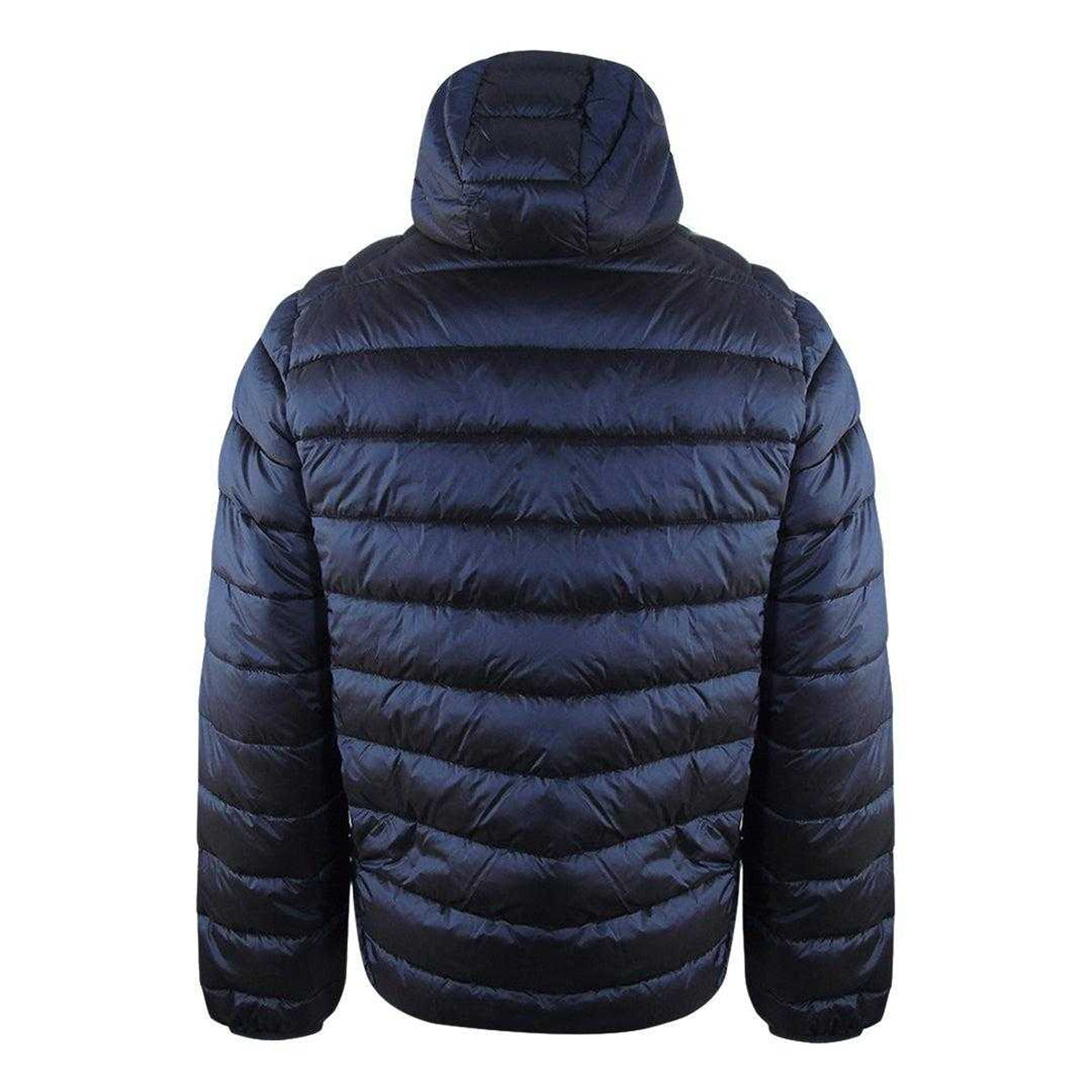 Blue - Back - Ice Iceberg Unisex Adult Plain Padded Jacket