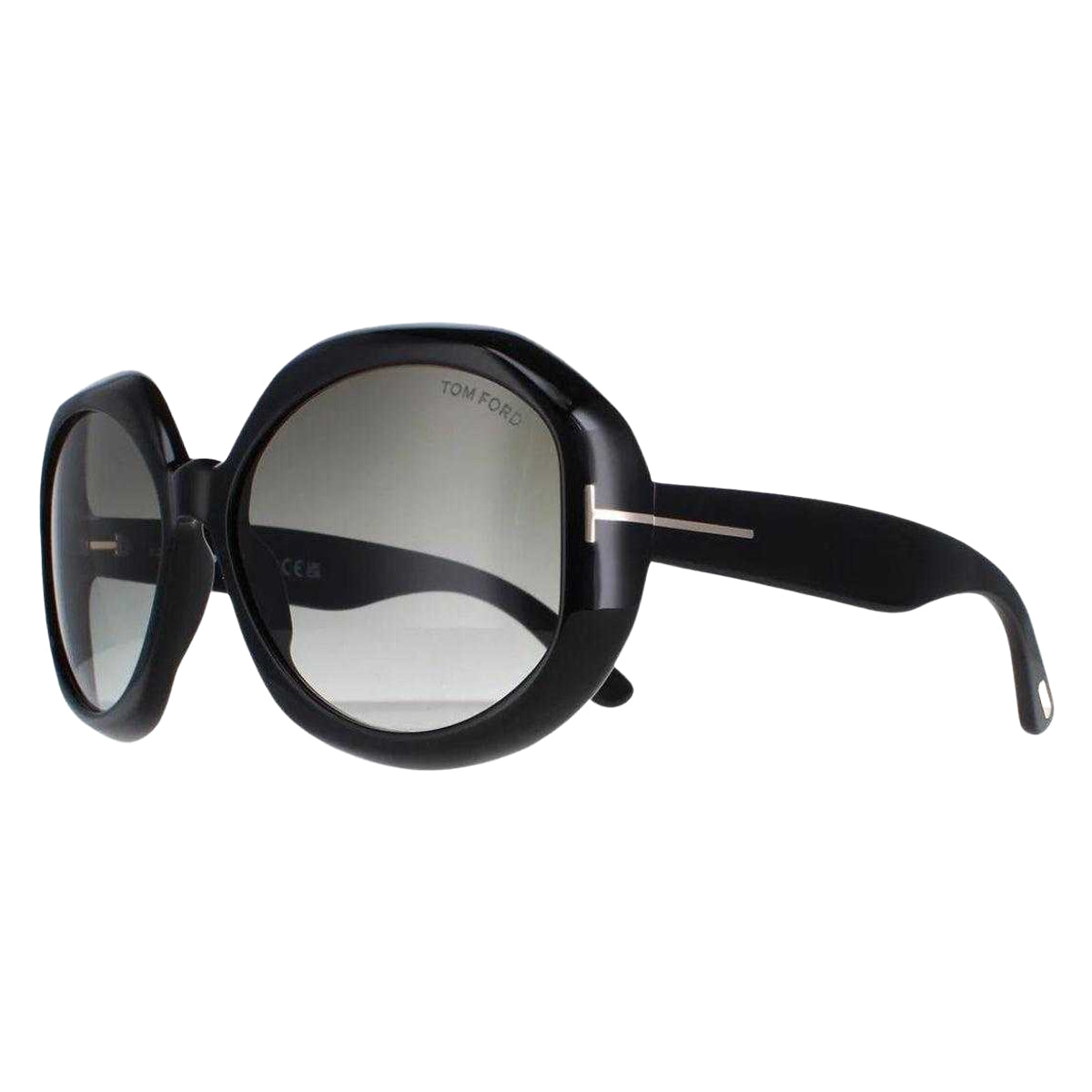Black - Back - Tom Ford Womens-Ladies Georgia Sunglasses