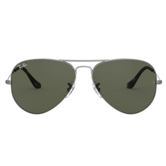 Green-Grey - Front - Ray-Ban Unisex Adult Pilot Sunglasses