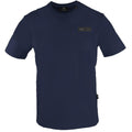 Navy Blue - Front - Plein Sport Unisex Adult Circle Logo Back Print T-Shirt