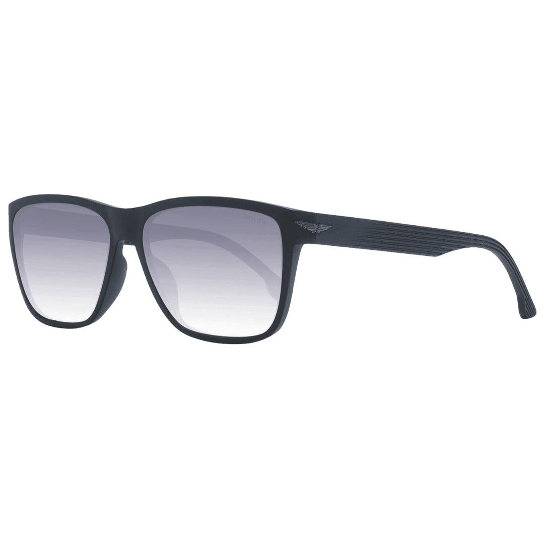 Black - Back - Police Matte Sunglasses