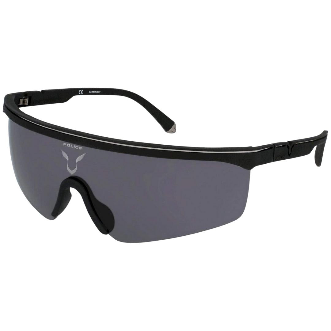 Black - Back - Police Mens Lewis Hamilton Rubberised Sunglasses