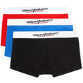 Red-Blue-Black - Front - Diesel Mens Umbx-Damien Boxer Shorts (Pack of 3)