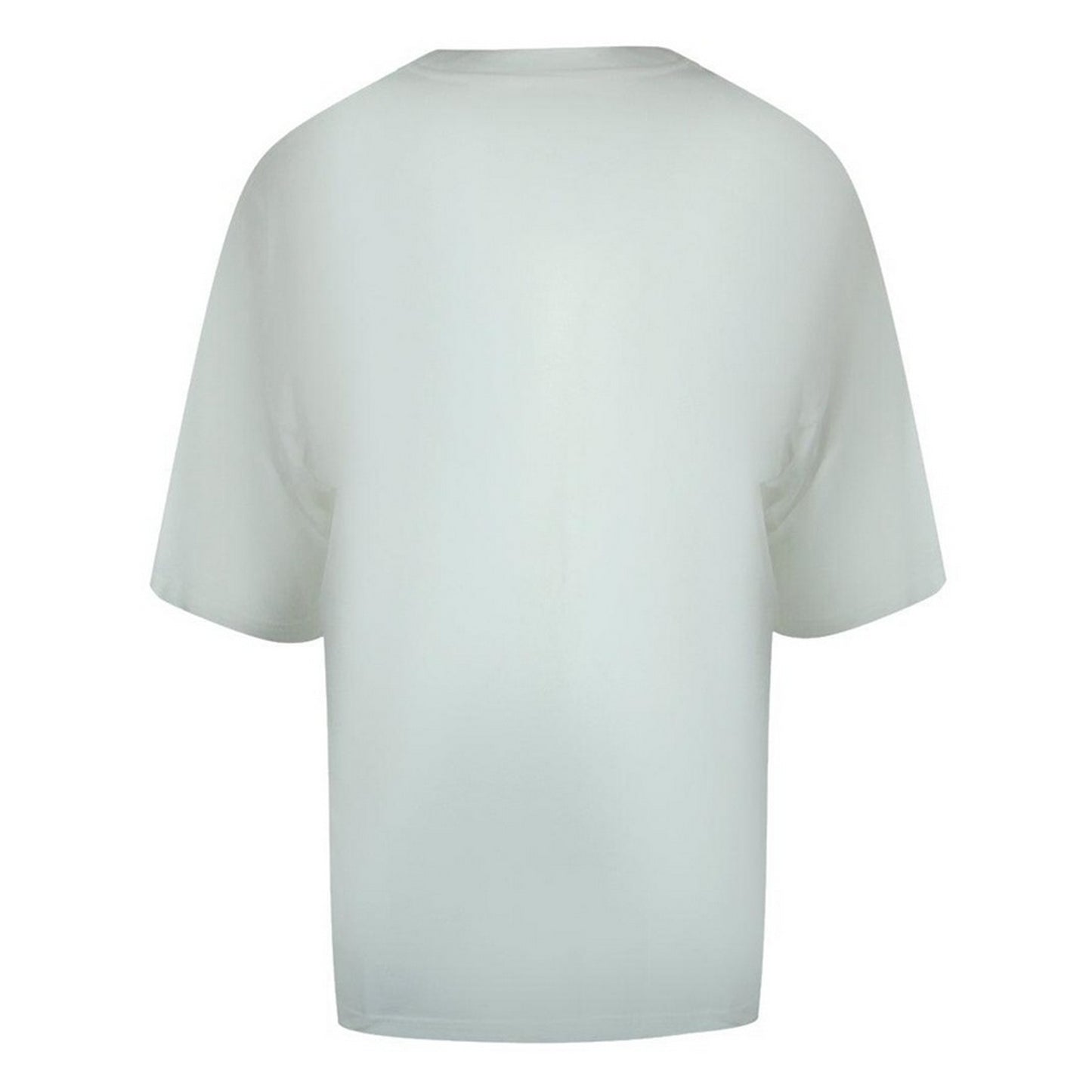 White - Back - Diesel Mens Logo Cotton Boxy T-Shirt