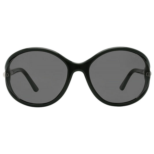 Black - Front - Tom Ford Womens-Ladies Melody Smoke Sunglasses