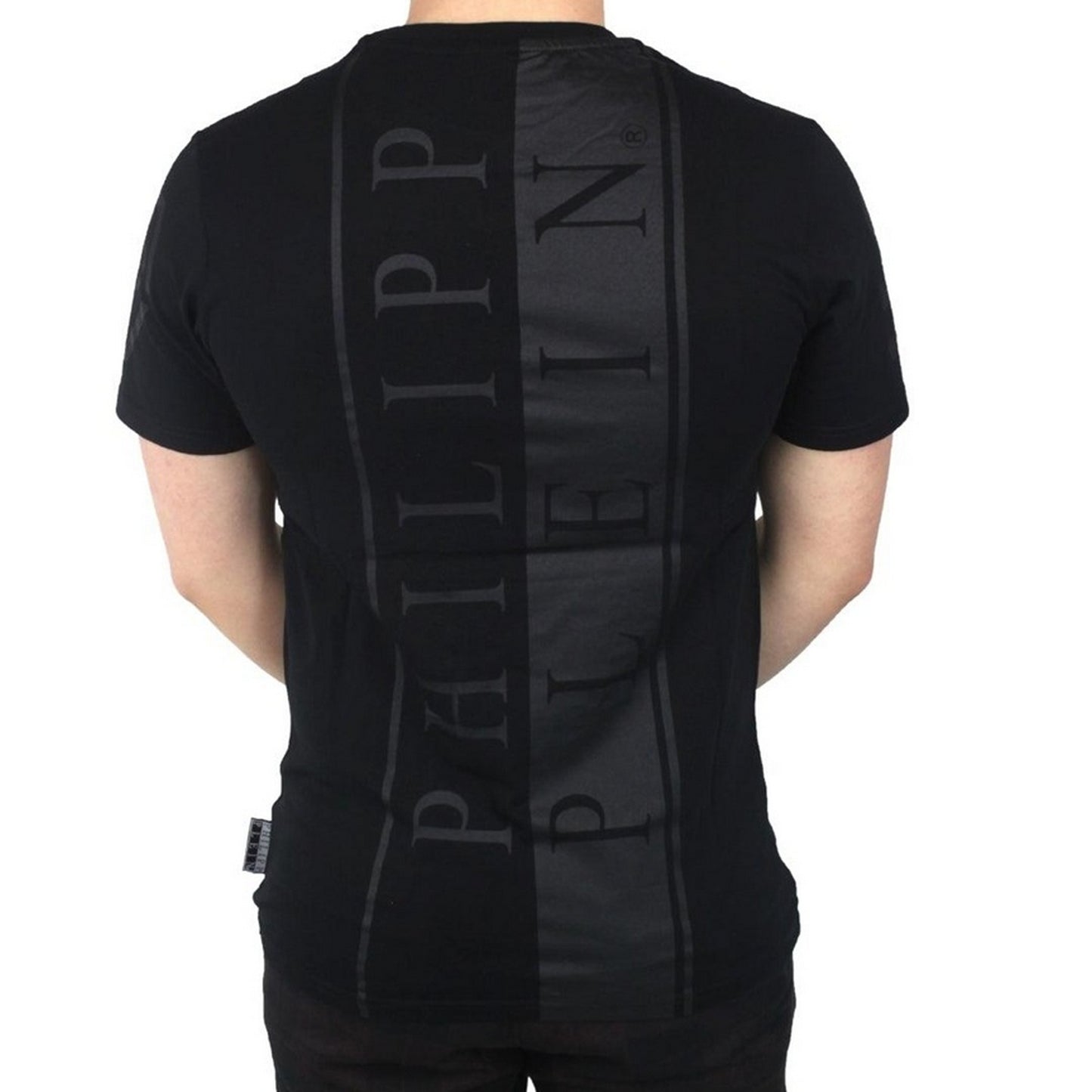 Black - Back - Philipp Plein Mens Theo T-Shirt