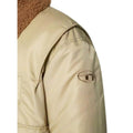 Cream - Side - Diesel Mens W-Carlo-NW Tidal Bomber Jacket