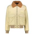 Cream - Front - Diesel Mens W-Carlo-NW Tidal Bomber Jacket