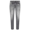 Grey Denim - Front - Diesel Mens 1979 Sleenker Faded Frayed Edge Jeans
