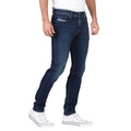 Dark Blue - Side - Diesel Mens 1979 Sleenker Denim Jeans