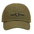 Green - Front - Fred Perry Unisex Adult Classic Beaded Twill Baseball Cap