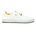 White-Yellow-Red - Back - Puma Unisex Adult Basket II Bode Logo Trainers