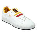 White-Yellow-Red - Front - Puma Unisex Adult Basket II Bode Logo Trainers