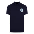 Navy Blue - Front - Cavalli Class Mens Circle Logo Polo Shirt