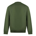 Olive-Olive - Back - Cavalli Class Mens Leopard Print Logo Sweatshirt