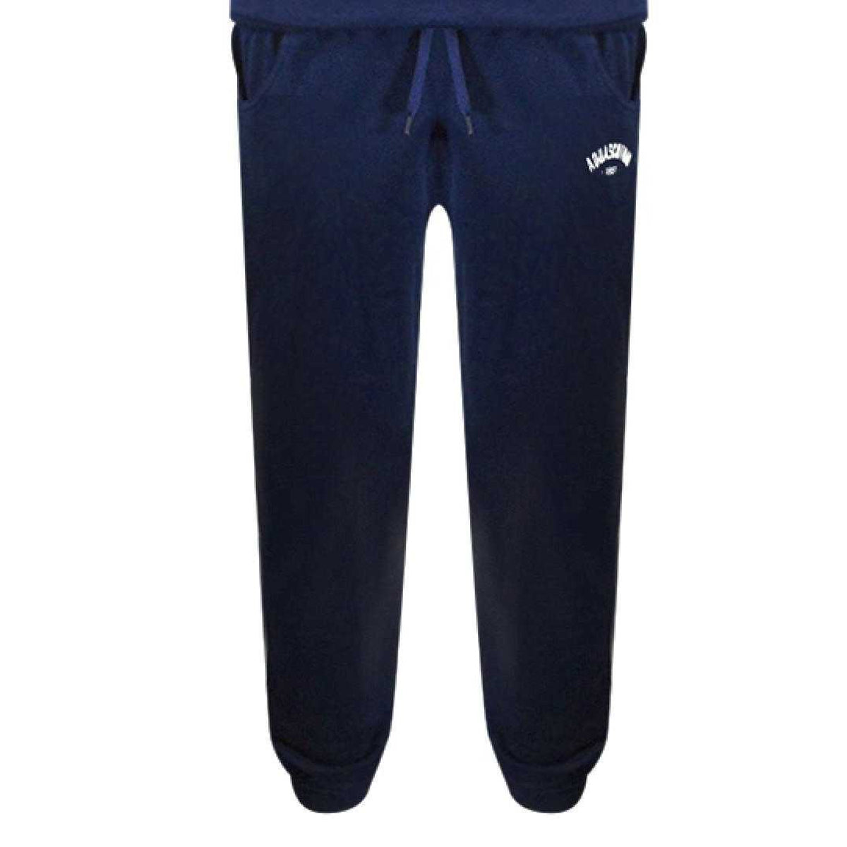Navy Blue - Lifestyle - Aquascutum Mens Old School Crew Neck Tracksuit