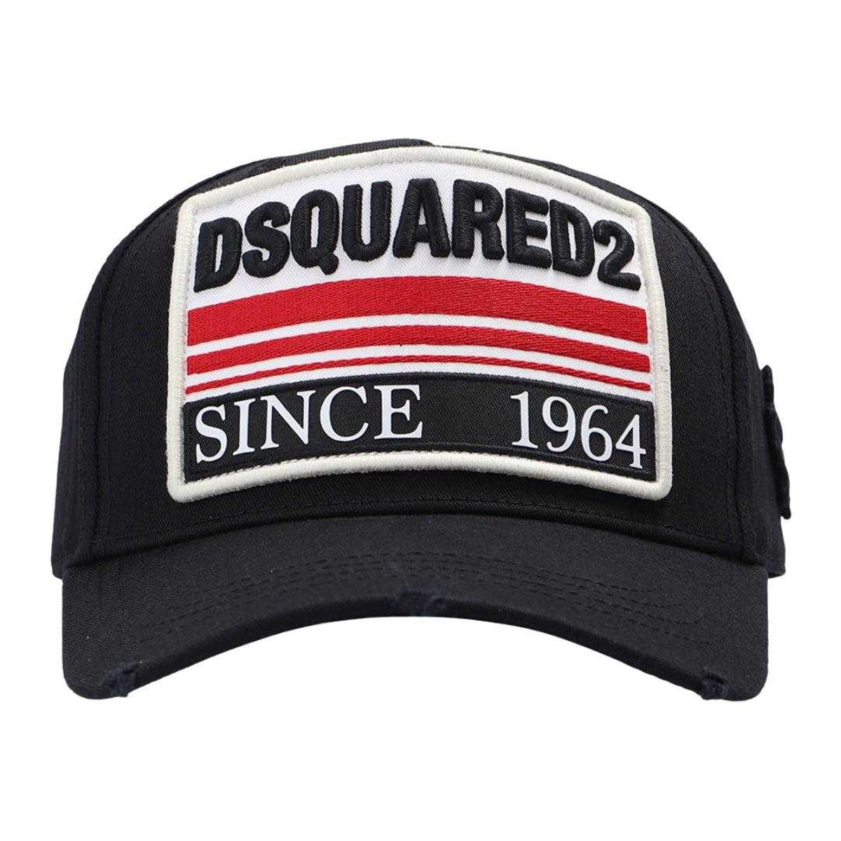 Black-White-Red - Lifestyle - DSquared2 Since 1964 Embroidered Logo Baseball Cap