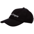 Black - Side - Palm Angels Unisex Adult Logo Baseball Cap
