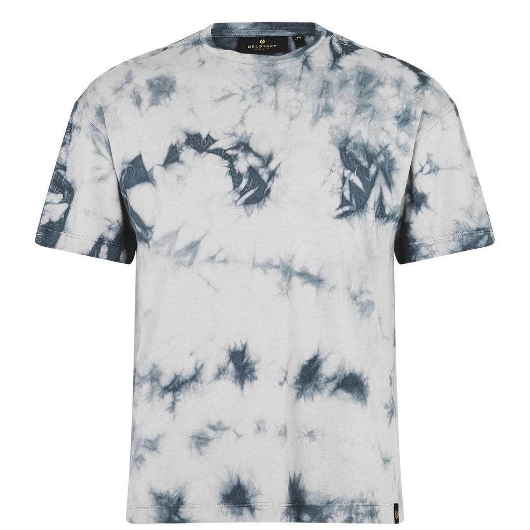 Grey - Side - Belstaff Unisex Adult Wave Dyed T-Shirt