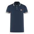 Navy - Front - Aquascutum Unisex Adult London Union Jack Polo Shirt