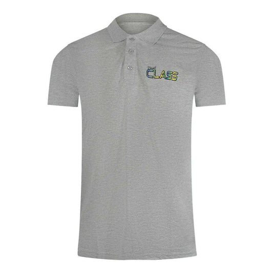 Grey - Front - Cavalli Class Unisex Adult Vibrant Floral Logo Polo Shirt