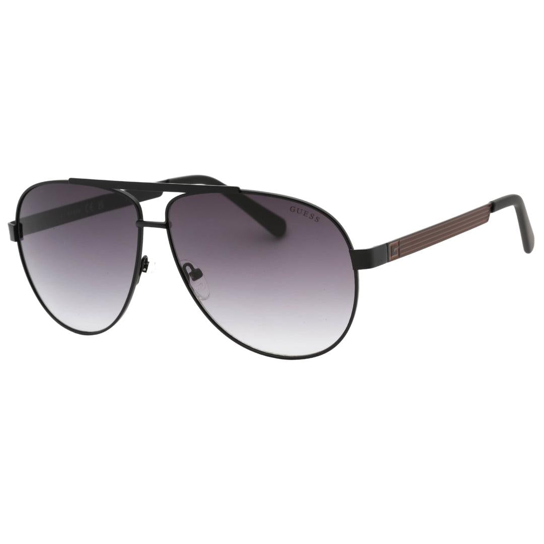 Black - Back - Guess Pilot Gradient Sunglasses