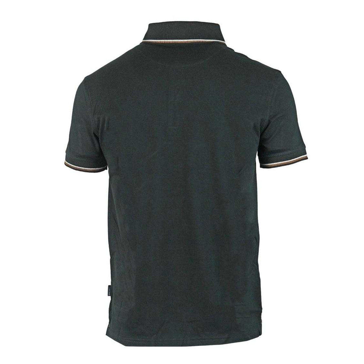 Black - Back - Aquascutum Unisex Adult Logo Polo Shirt