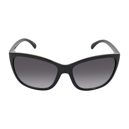 Dark Grey-Black - Front - Calvin Klein Womens-Ladies Gradient Sunglasses