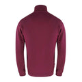 Burgundy - Back - Aquascutum Unisex Adult Full Zip Active Sweatshirt