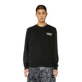Black - Side - Diesel Unisex Adult Party Logo Sweatshirt