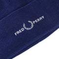 French Navy - Side - Fred Perry Unisex Adult Graphic Logo Beanie