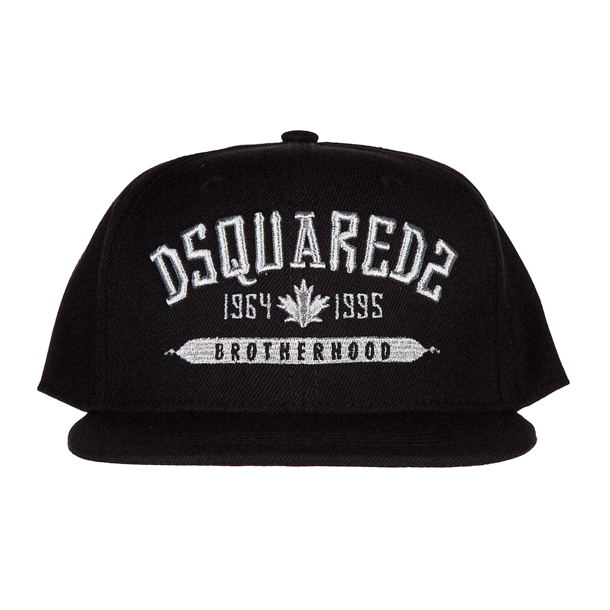 Black-White - Side - DSquared2 Logo Cap