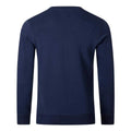 Navy - Back - Aquascutum Mens Small Logo Active Sweatshirt