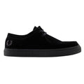Black - Side - Fred Perry Unisex Adult Dawson Suede Low Walking Shoes