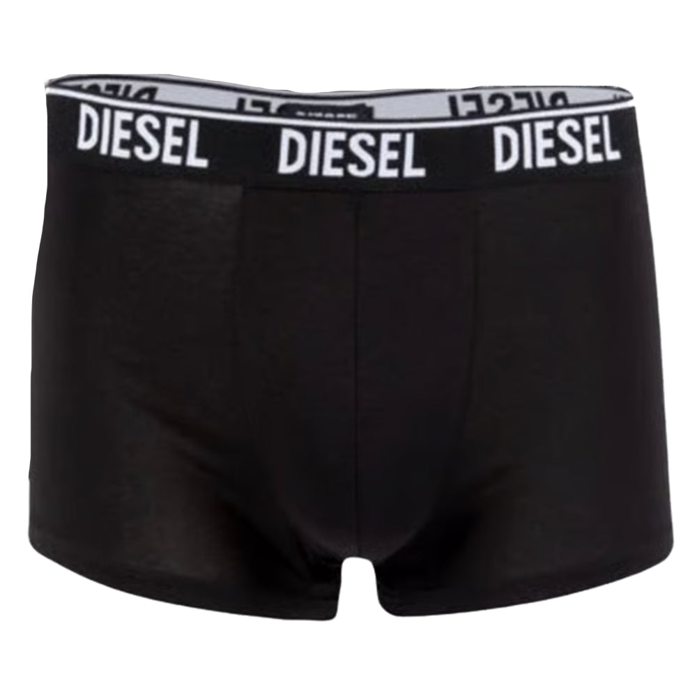 Black - Back - Diesel Mens Umbx-Shawn Boxer Shorts (Pack of 5)