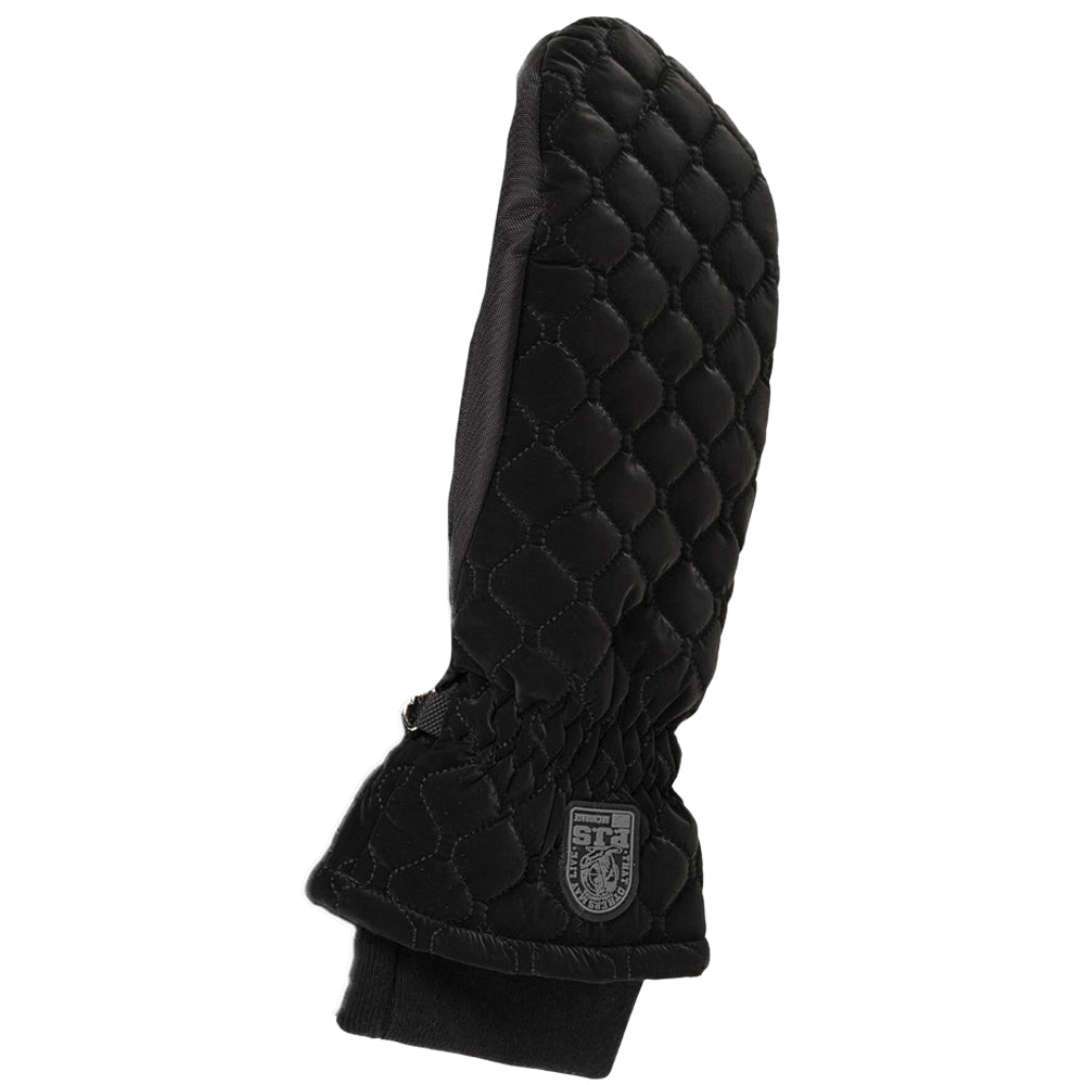 Black - Back - Parajumpers Unisex Adult Puffer Mittens