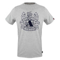 Grey - Front - Aquascutum Mens Aldis Shield Logo T-Shirt