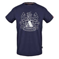 Navy Blue - Front - Aquascutum Mens Aldis Shield Logo T-Shirt